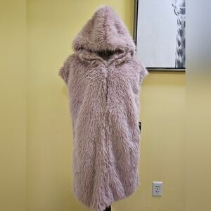 Cliché faux fur vest, size L